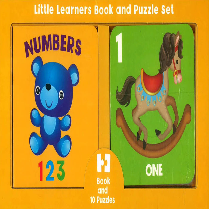 Little Learners Book And Puzzle Set-Board Book-SBC-Toycra