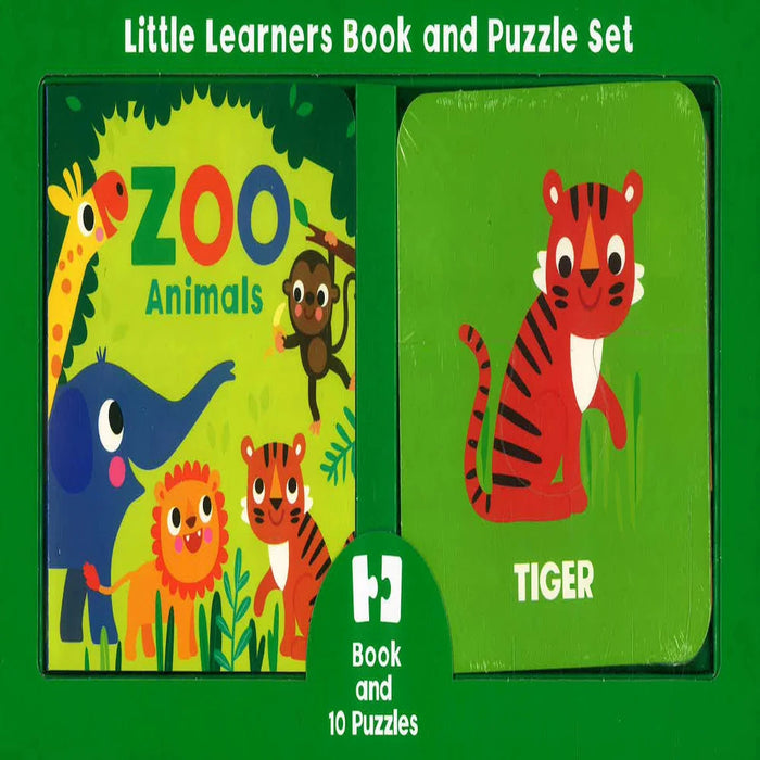 Little Learners Book And Puzzle Set-Board Book-SBC-Toycra