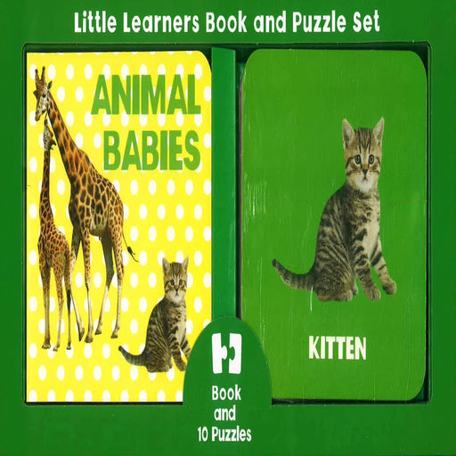 Little Learners Book And Puzzle Set-Board Book-SBC-Toycra