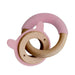 Little Rawr Wood + Silicone Disc & Ring Teether-Teethers-Little Rawr-Toycra