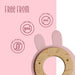 Little Rawr Wood + Silicone Teether Ring-Teethers-Little Rawr-Toycra