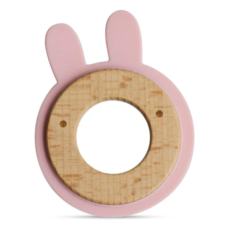 Little Rawr Wood + Silicone Teether Ring