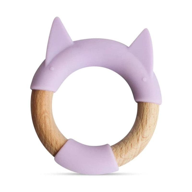 Little Rawr Wood + Silicone Teether Ring