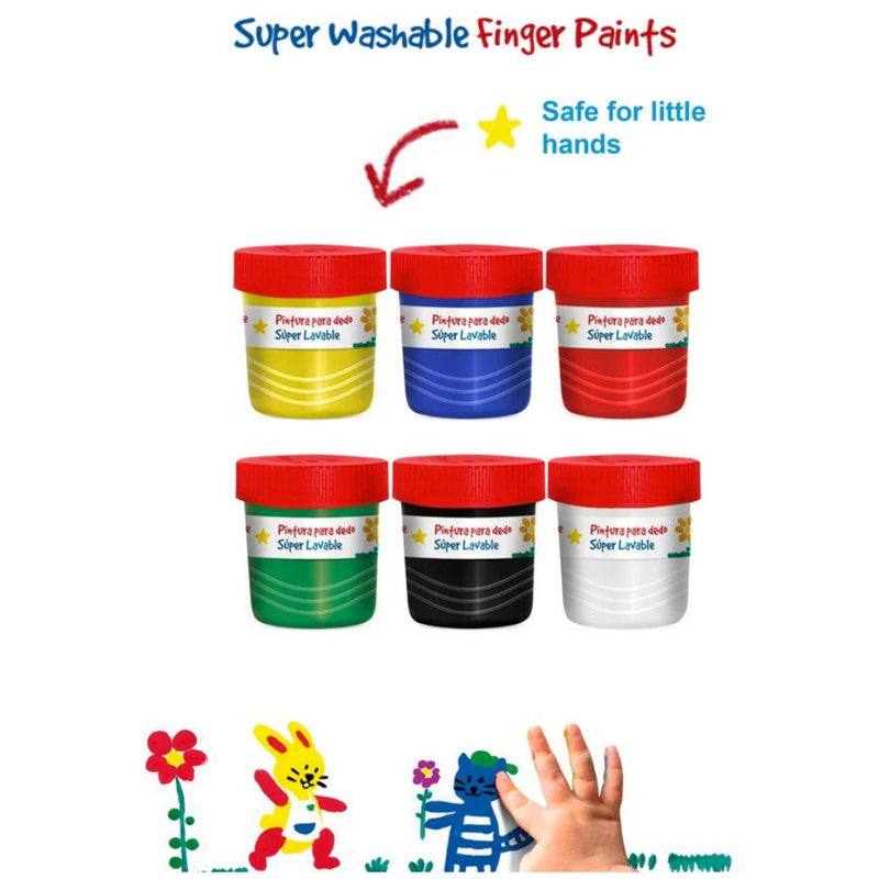 Faber-Castell Washable Finger Paint (Multicolour)