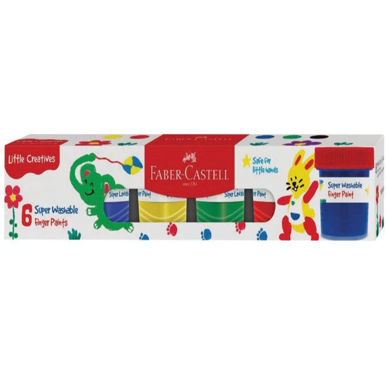 Faber-Castell Washable Finger Paint (Multicolour)