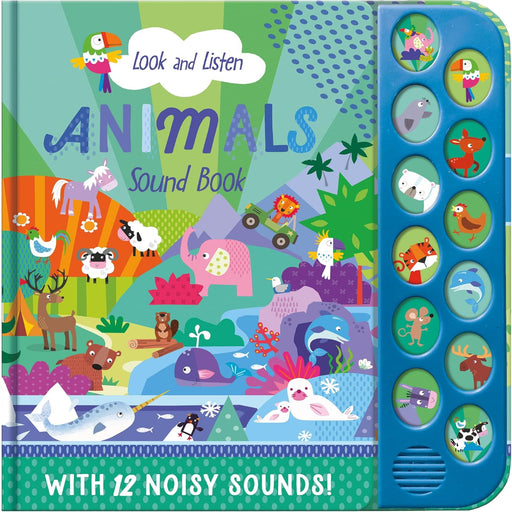 Look & Listen Sound Books With 12 Noisy Sounds-Sound Book-SBC-Toycra