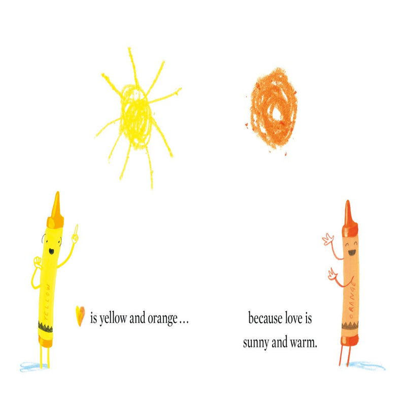 Love From The Crayons Board Book( Age : 3 Years+)