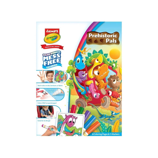 Luxor Crayola Color Wonder Dino Coloring Kit