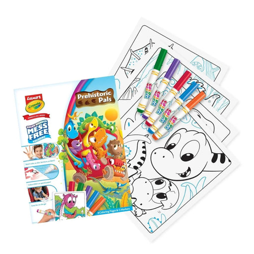 Luxor Crayola Color Wonder Dino Coloring Kit