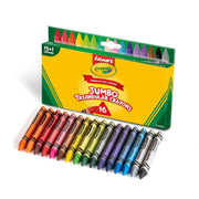 Luxor Crayola Jumbo Triangular Wax Crayons