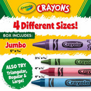 Luxor Crayola Jumbo Wax Crayons Set – 13