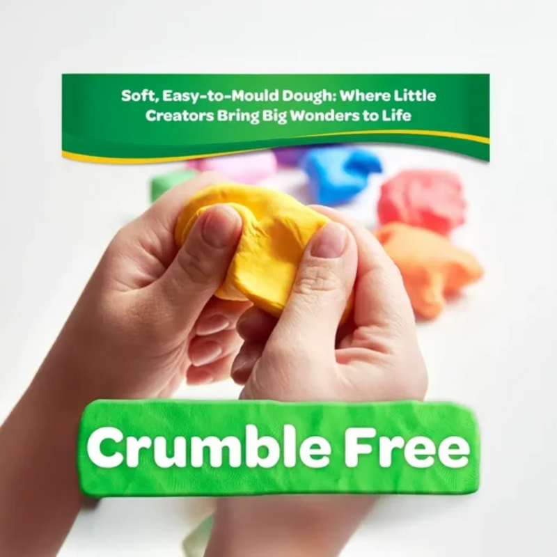 Luxor Crayola Modelling Dough 6 Colours For Creative Play
