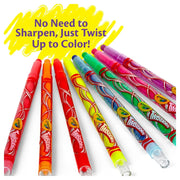 Luxor Crayola Twistable Mini Crayons 24 Shades