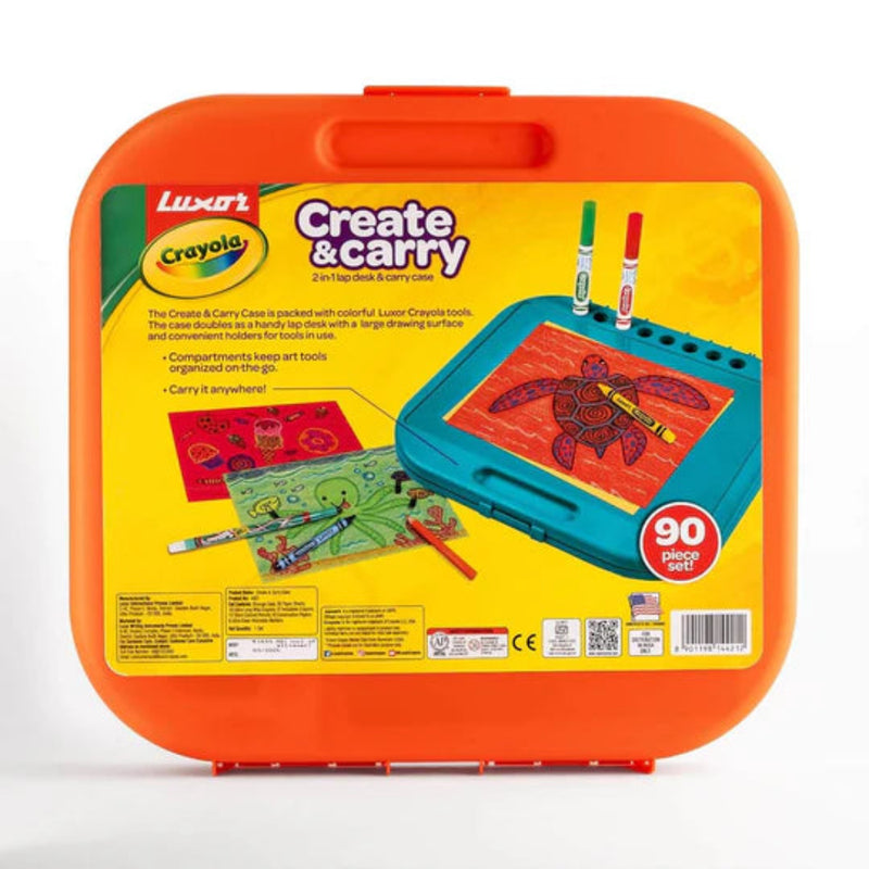 Crayola Create & Carry 2-in-1 Lap Desk & Carry Case