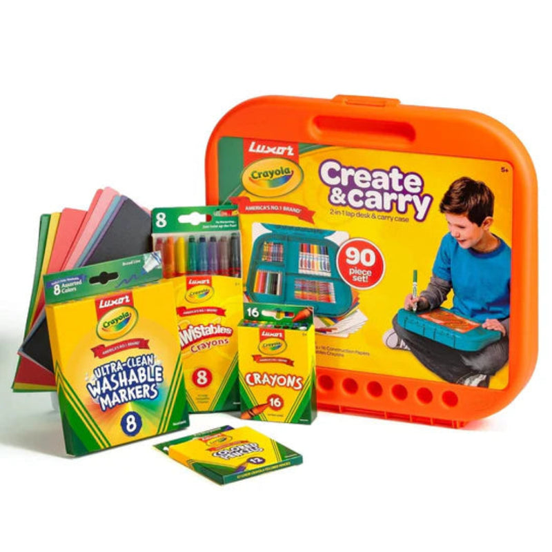 Crayola Create & Carry 2-in-1 Lap Desk & Carry Case