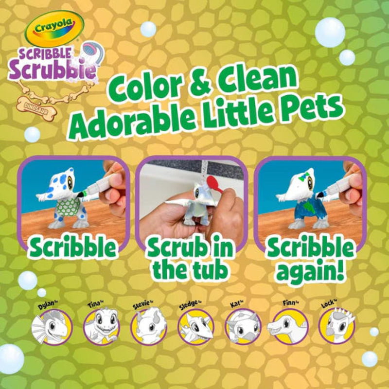 Crayola Scribble Scrubbie Dino Pets Set