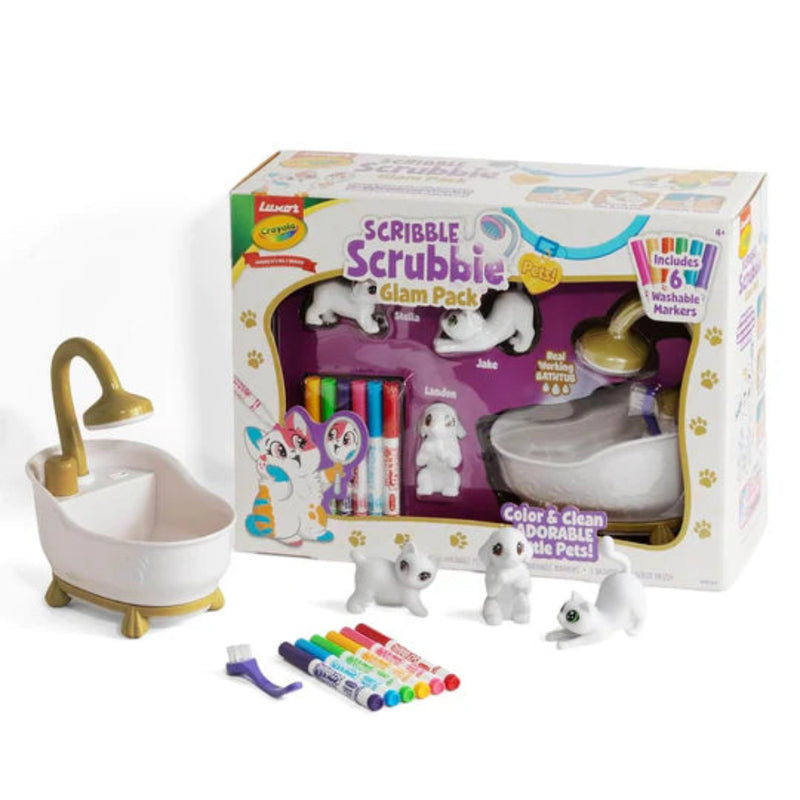 Crayola Scribble Scrubbie Glam Pets Playset