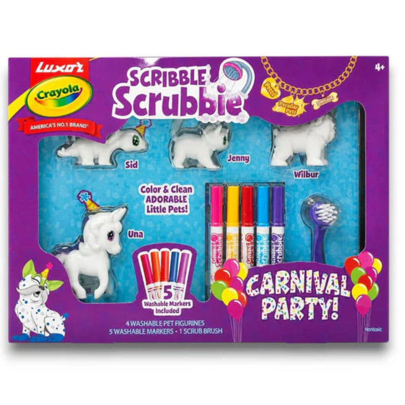 Crayola Scribble Scrubbie Color & Clean Adorable Little Pets!