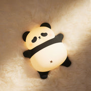 Lying Panda Silicone Night Lamp