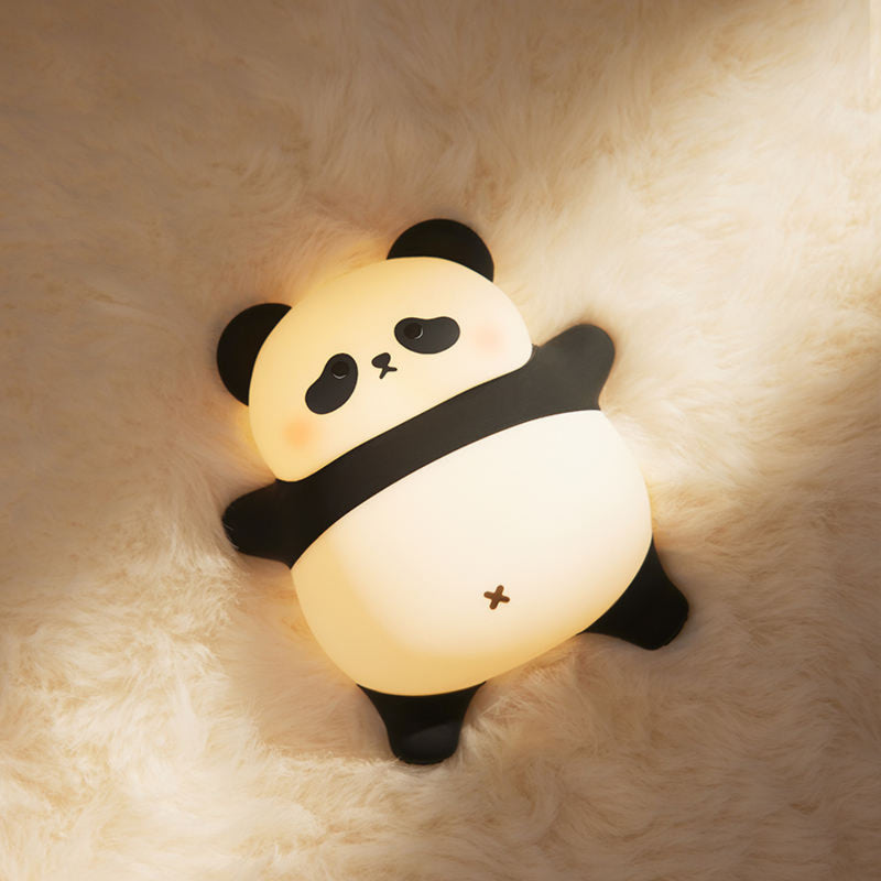 Lying Panda Silicone Night Lamp