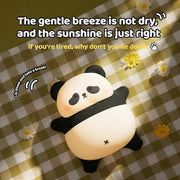 Lying Panda Silicone Night Lamp