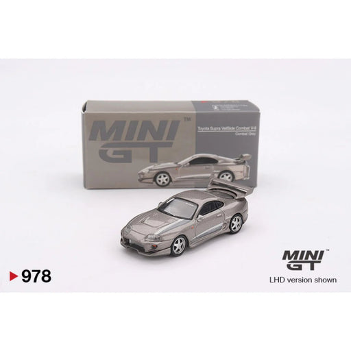 MINI GT #978: Toyota Supra VeilSide Combat V-II Combat Grey-Vehicles-Mini GT-Toycra