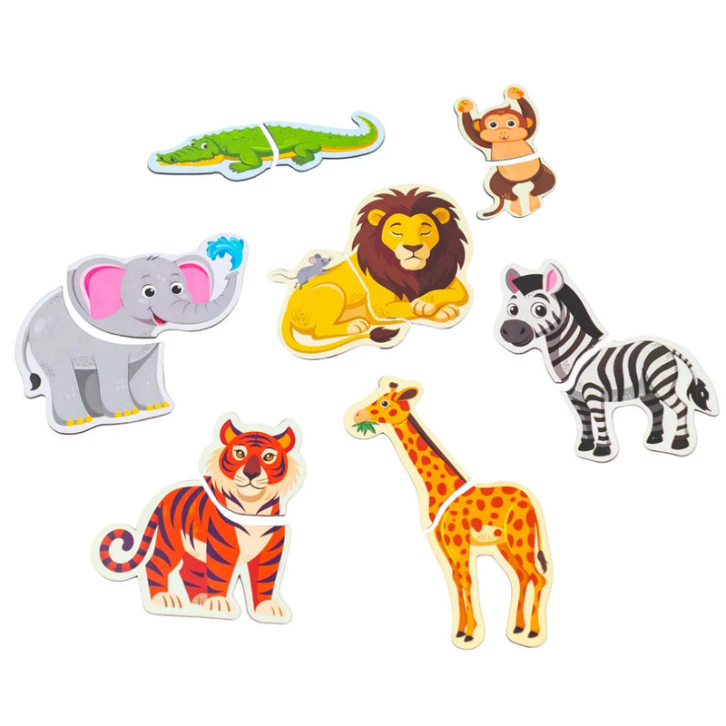 Mirada Animals Magnetic Book - Match, Build And Meet Animals