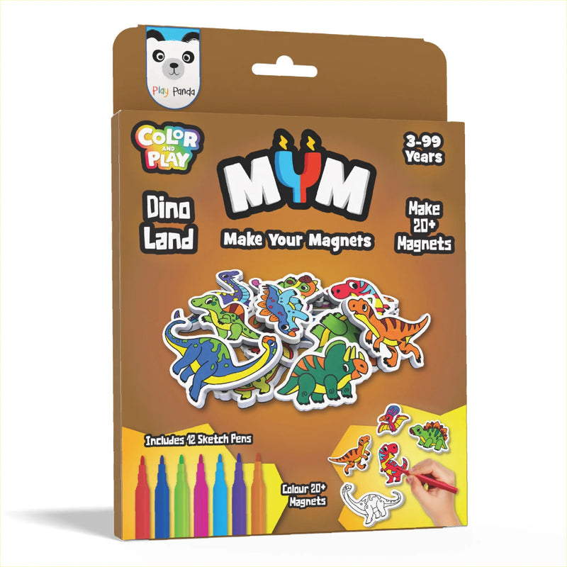 Play Panda Mym Color And Play Make Your Magnet Kits