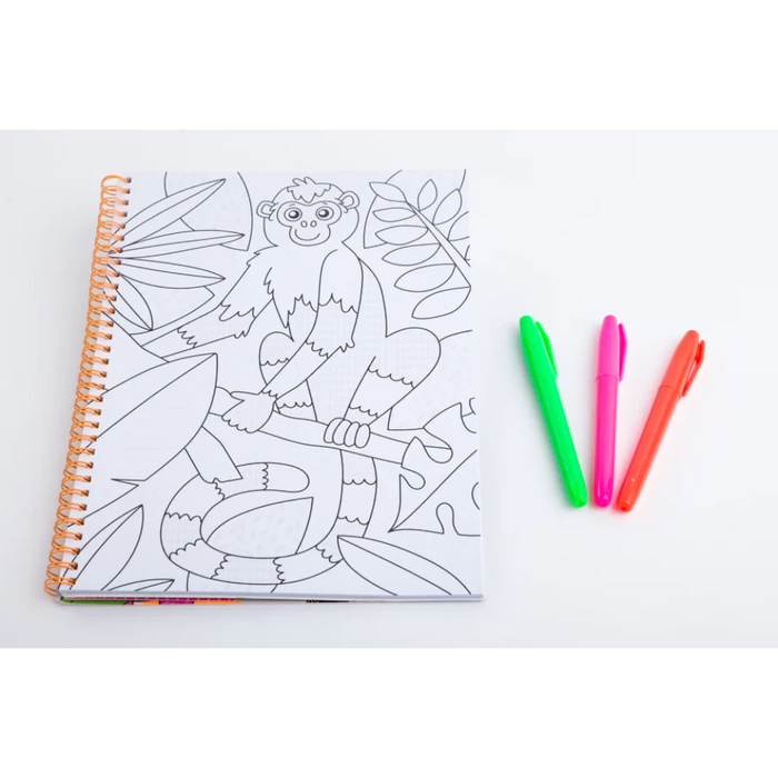 Magic Pattern Colouring Book — Toycra