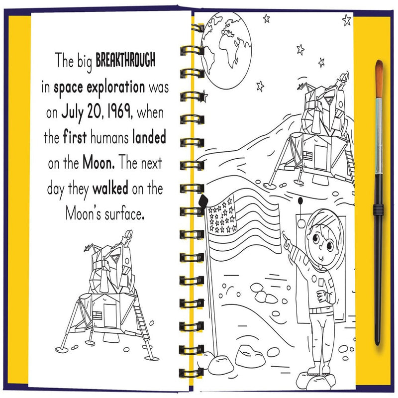 Magic Water Colouring : Blast Off Into Space
