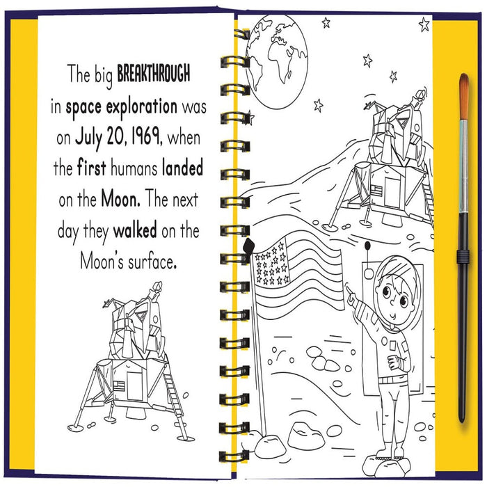 Magic Water Colouring : Blast Off Into Space-Activity Books-Toycra Books-Toycra