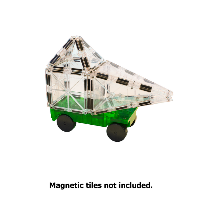 Magna Tiles Cars 2 Piece Expansion Set-Construction-Magna-Tiles-Toycra