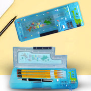 Magnetic Pencil Case With Sharpener -Plastic