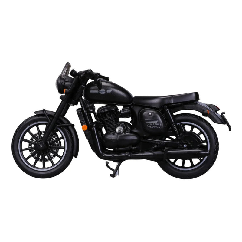 Maisto 1:18 Jawa Yezdi #42 Motorcycle Die-Cast Model-Black