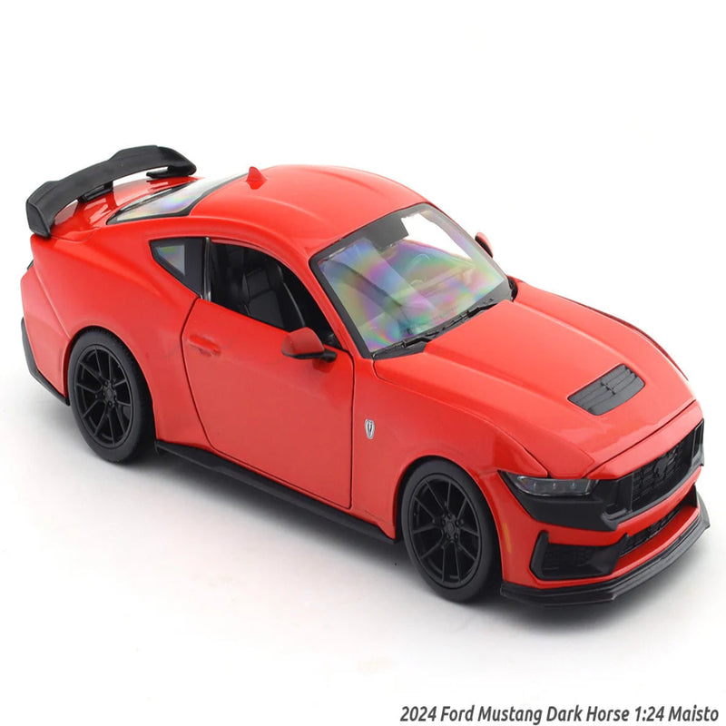 Maisto 1/24 2024 Red Ford Mustang Darkhorse Collectible Models
