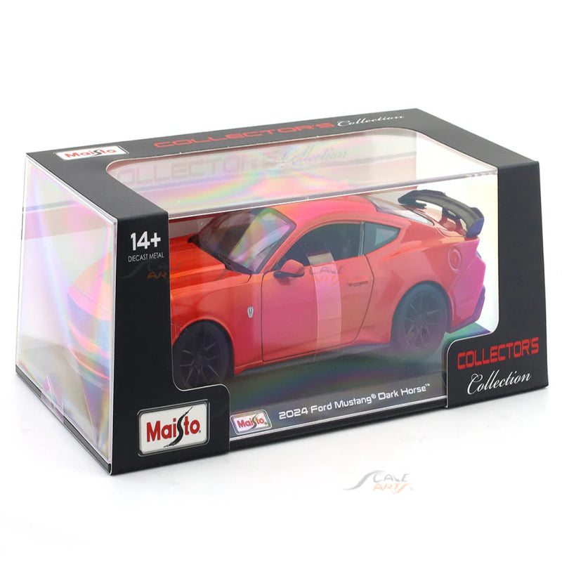 Maisto 1/24 2024 Red Ford Mustang Darkhorse Collectible Models