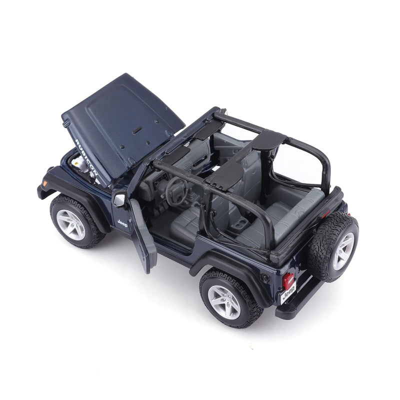 Maisto 1:27 Scale Jeep Wrangler Rubicon Diecast Vehicle - Detailed Replica for Play or Home Decoration