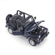 Maisto 1:27 Scale Jeep Wrangler Rubicon Diecast Vehicle - Detailed Replica for Play or Home Decoration