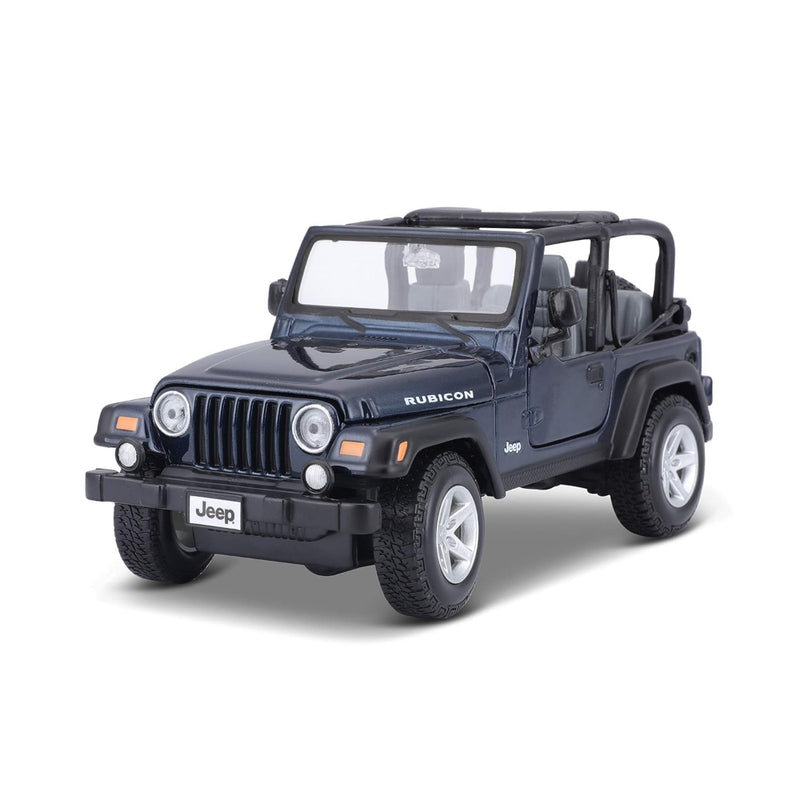 Maisto 1:27 Scale Jeep Wrangler Rubicon Diecast Vehicle - Detailed Replica for Play or Home Decoration