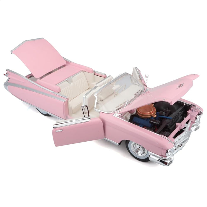 Maisto 1959 Cadillac Eldorado Biarritz 1:18 Maisto diecast scale model car collectible -Pink-Vehicles-Maisto-Toycra