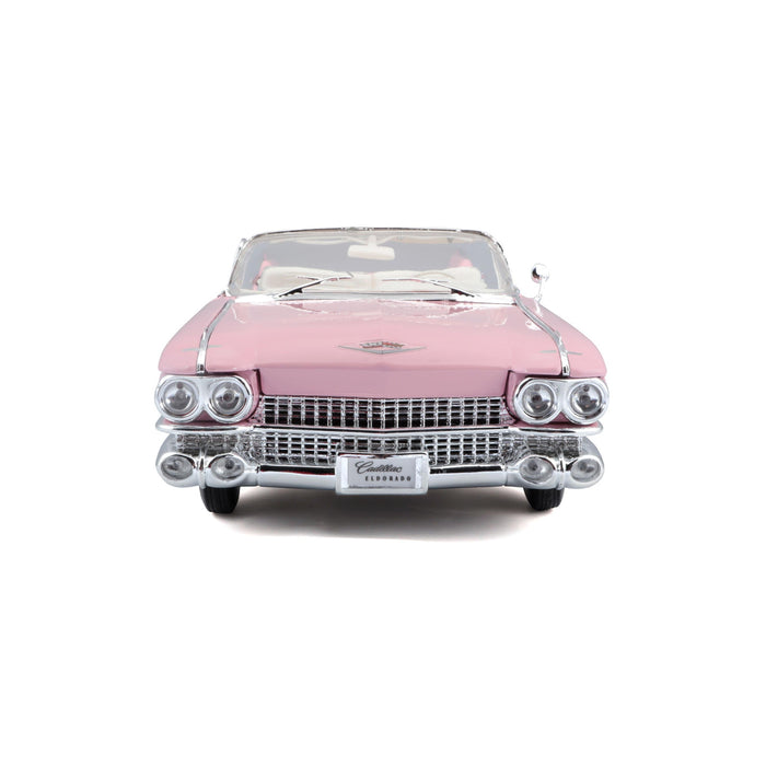 Maisto 1959 Cadillac Eldorado Biarritz 1:18 Maisto diecast scale model car collectible -Pink-Vehicles-Maisto-Toycra