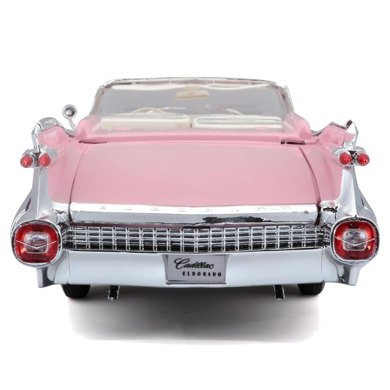 Maisto 1959 Cadillac Eldorado Biarritz 1:18 Maisto diecast scale model car collectible -Pink