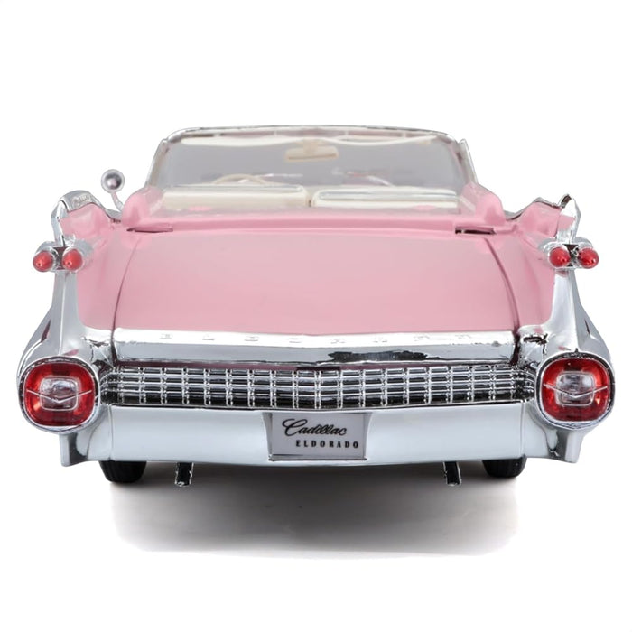 Maisto 1959 Cadillac Eldorado Biarritz 1:18 Maisto diecast scale model car collectible -Pink-Vehicles-Maisto-Toycra
