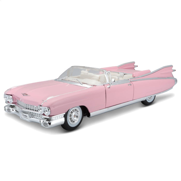 Maisto 1959 Cadillac Eldorado Biarritz 1:18 Maisto diecast scale model car collectible -Pink-Vehicles-Maisto-Toycra
