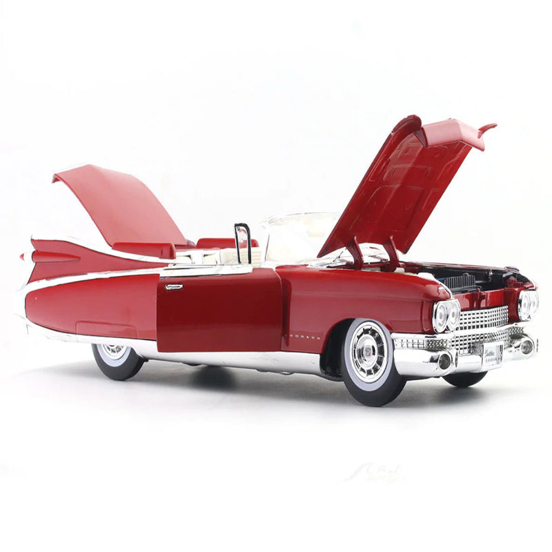 Maisto 1959 Cadillac Eldorado Biarritz Red 1:18 Maisto Diecast Scale Model Car Collectible