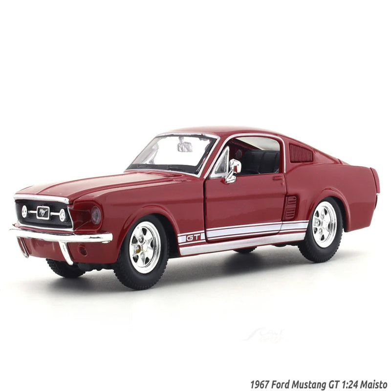 Maisto 1967 Ford Mustang GT red 1:24 Maisto diecast alloy scale model car