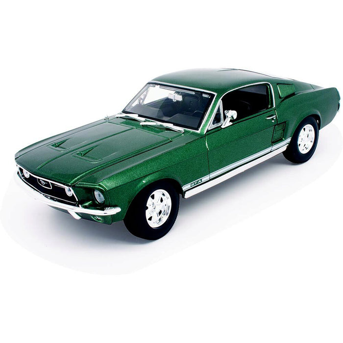 Maisto 1967 Ford Mustang GTA Fastback green 1:18 Maisto diecast scale model car collectible-Vehicles-Maisto-Toycra
