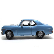 Maisto 1970 Chevrolet Nova SS Coupe blue 1:18 Maisto diecast Scale Model car