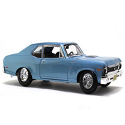 Maisto 1970 Chevrolet Nova SS Coupe blue 1:18 Maisto diecast Scale Model car