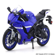 Maisto 2021 Yamaha YZF R1 1:12 Maisto licensed diecast Scale Model bike collectible